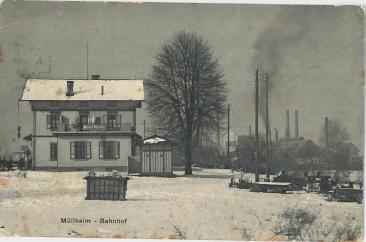 Bahnhof und Zemetfabrik