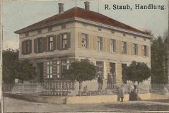 Handlung_Zeichnung auf einer Postkarte von 1914